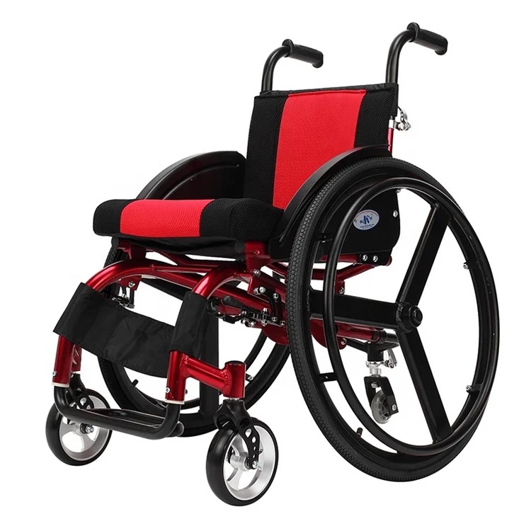 ComfortLife Kресло-коляска Aктивного типа Модель: A-2. Вид с боку в собранном состоянии.
