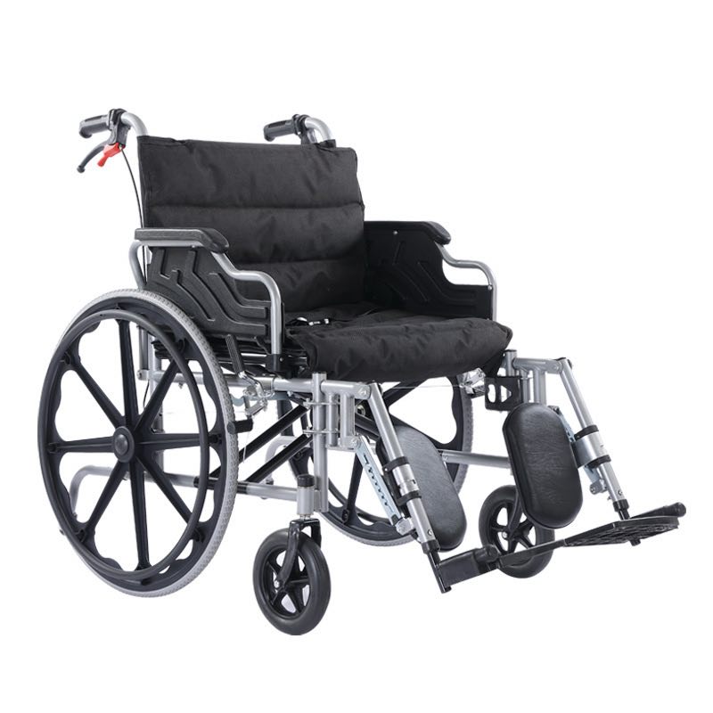 ComfortLife Kресло-коляска Mеханическая Модель: М-11. Вид спереди в разложенном состоянии.